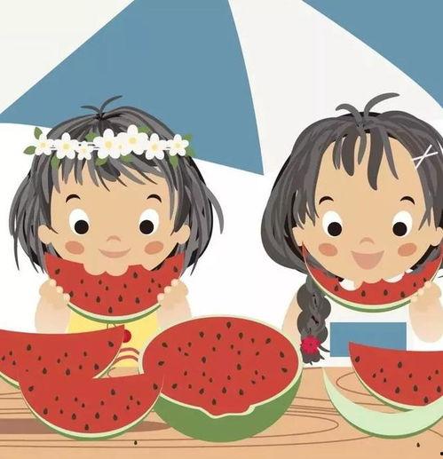 头像情侣吃瓜漫画,情侣头像中的欢乐时光